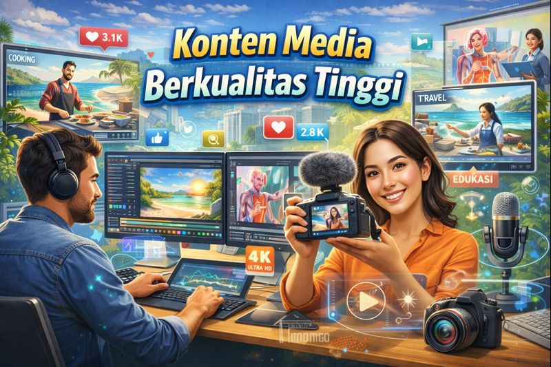 Konten Media Berkualitas Tinggi